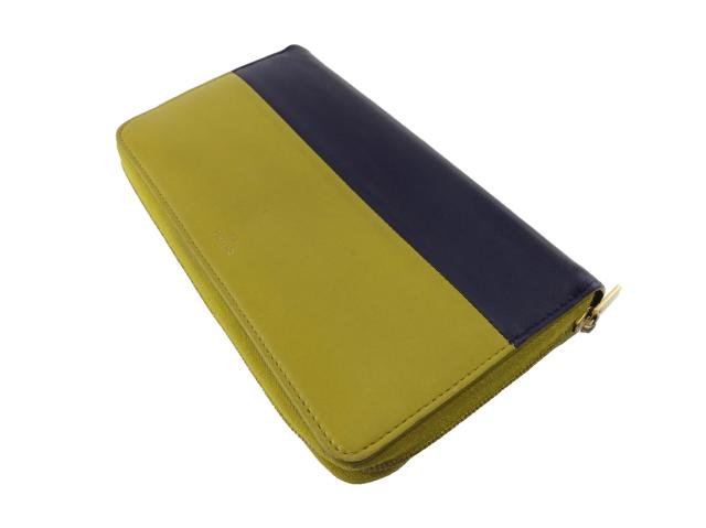新品同様‼️ セリーヌ　CELINE 財布　長財布　バイカラー　ラウンドファスナー 楽天市場】【財布】CELINE セリーヌ ラウンドファスナー 長財布