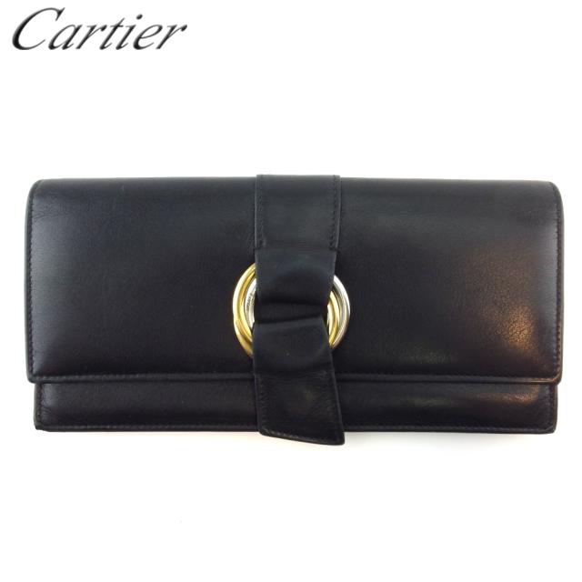 カルティエ 長財布 ファスナー付き 財布 トリニティ レディース メンズ 中古の通販は 41,670円