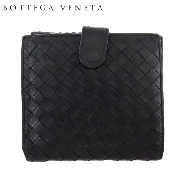 関税なし 直営店 ボッテガヴェネタ 二つ折り財布 ミニ財布 BOTTEGA VENETA ボッテガヴェネタ 二つ折り財布 メンズ イントレ