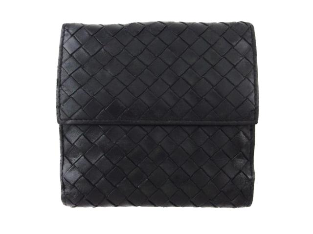 ボッテガ・ヴェネタ ミニ財布 黒 楽天市場】BOTTEGA VENETA ボッテガヴェネタ Intrecciato Tri