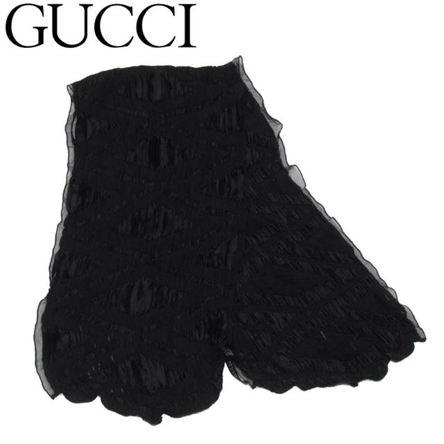 グッチ ストール シルクシフォン レディース 中古の通販は 38,505円