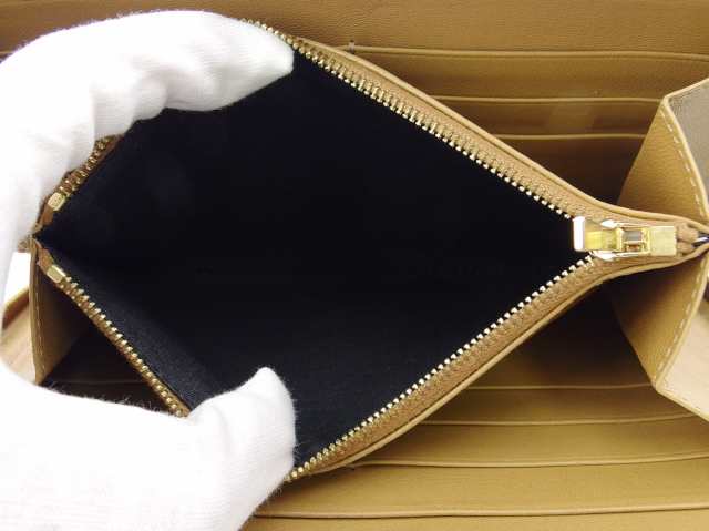 セリーヌ 長財布 ラウンドファスナー 財布 バイカラー