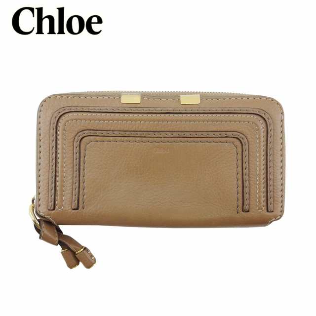 Chloe クロエ ラウンドファスナー長財布 小銭入れ付き/MARCIE