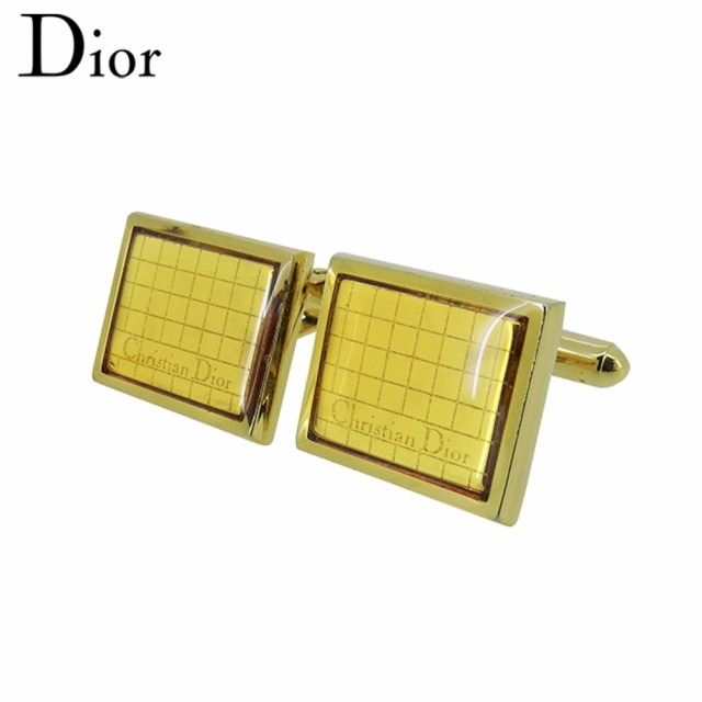 ディオール カフス カフリンクス メンズ スウィヴル式 スクエア Dior 中古