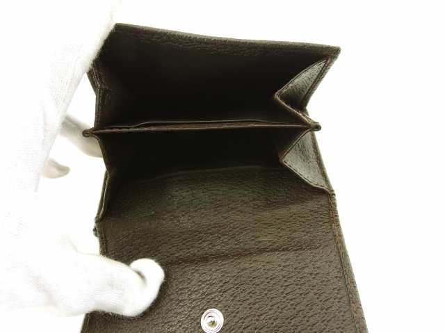 グッチ Wホック 財布 二つ折り ミニ財布 ウェブライン ホースビット 