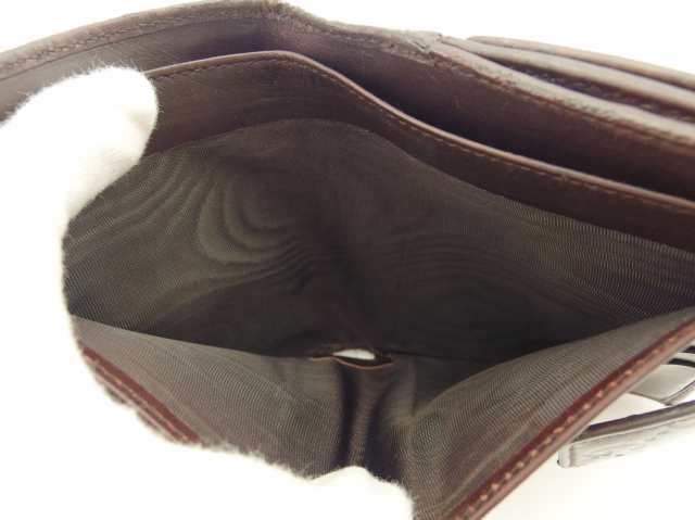 グッチ Wホック 財布 二つ折り ロゴプレート グッチシマ レディース メンズ 中古｜au PAY マーケット