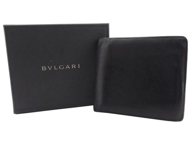 紙*志様 SH225 BVLGARI 二つ折り財布 メンズ 中古品（ブルガリ