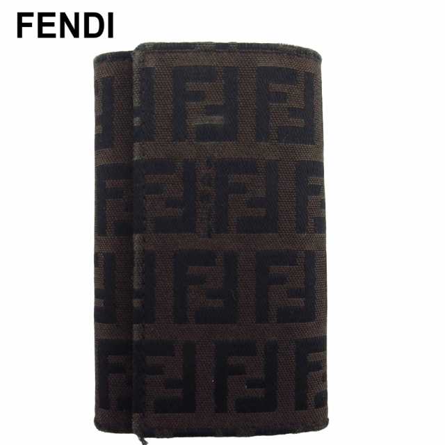 フェンディ キーケース レディース メンズ 8AP002 ズッキーノ FENDI 中古