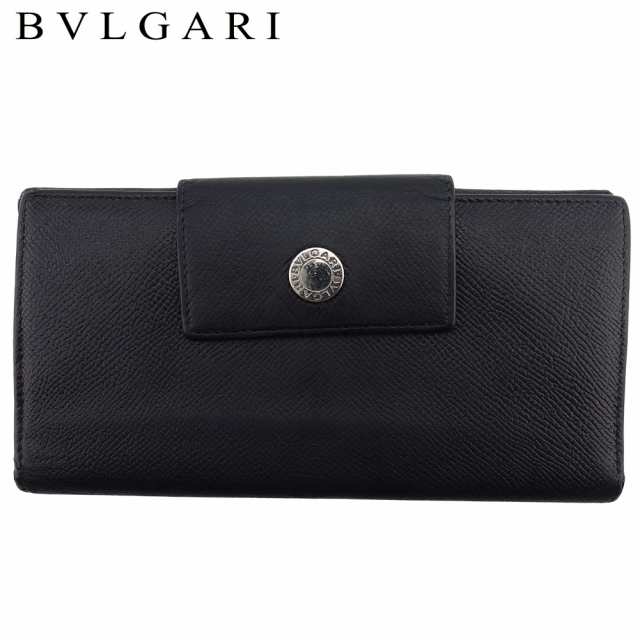 ブルガリ 長財布 Wホック 財布 メンズ クラシコ BVLGARI 中古