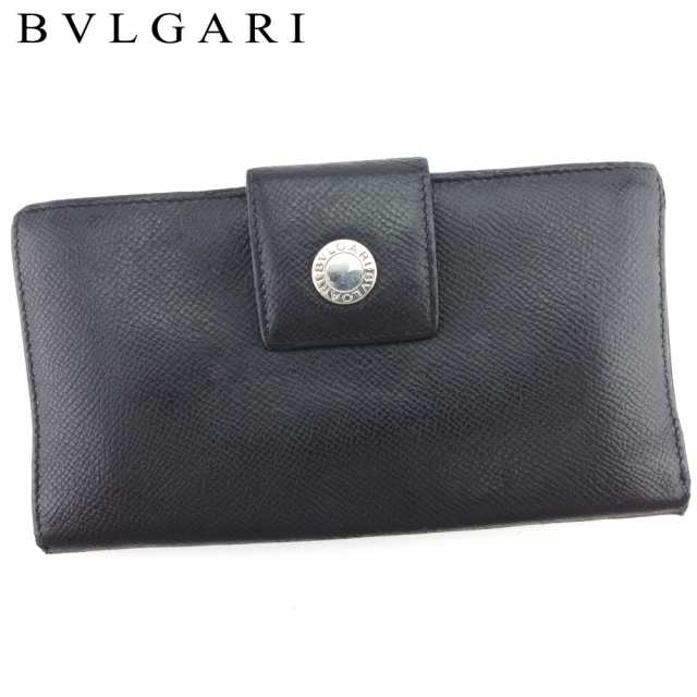 ブルガリ 長財布 二つ折り 財布 レディース メンズ ブルガリブルガリ BVLGARI 中古