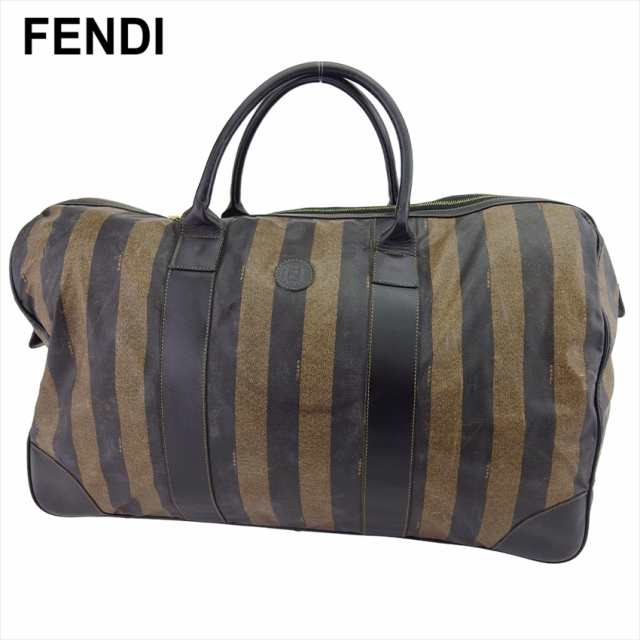 ラスト1点 フェンディ ボストンバッグ トラベル 旅行用 バッグ レディース メンズ ペカン FENDI 中古｜au PAY マーケット