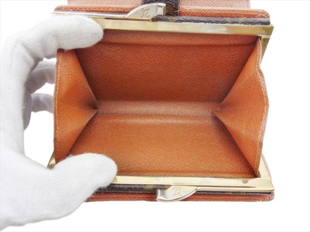 【美品】ルイ・ヴィトンポルトモネ ビエ ヴィエノワ二つ折りがま口財布M61663 LOUIS VUITTON ルイヴィトン Louis Vuitton モノグラム ポルト