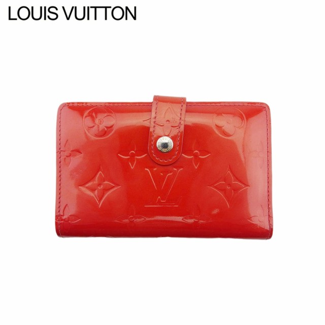 LOUIS VUITTON ルイヴィトン 二つ折り財布 ヴェルニ ポルト モネ