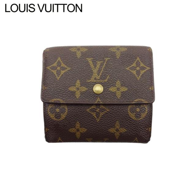ルイ ヴィトン Wホック 財布 三つ折り ポルトモネビエカルトクレディ モノグラム レディース メンズ 中古の通販は