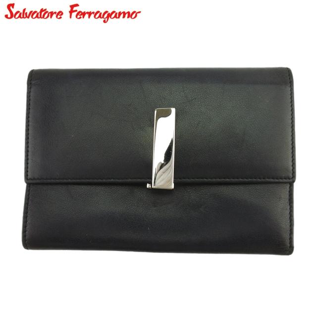 サルヴァトーレ フェラガモ 三つ折り 財布 小銭入れ レディース メンズ Salvatore Ferragamo 中古の通販は 23,329円