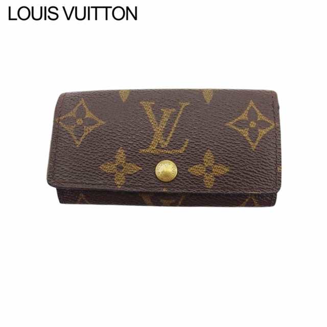 ルイ ヴィトン キーケース 4連キーケース レディース メンズ ミュルティクレ4 M62631 モノグラム LOUIS VUITTON 中古