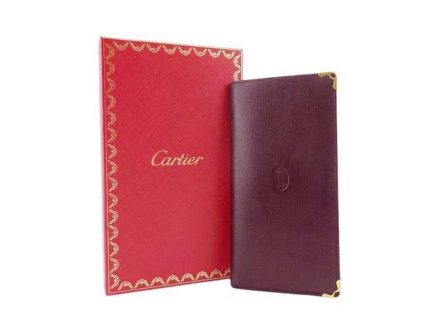 カルティエ 長札入れ 札入れ レディース メンズ マストライン Cartier 中古