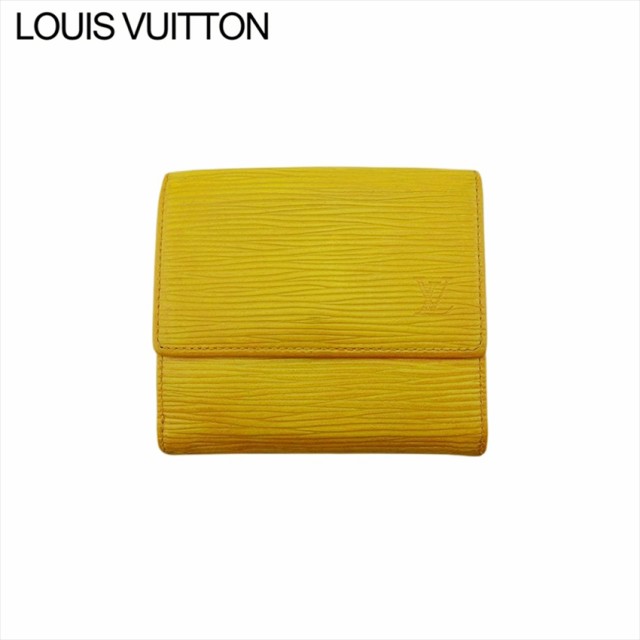 ルイ ヴィトン 二つ折り財布 Wホック メンズ可 ポルトモネビエカルトクレディ M63489 エピ LOUIS VUITTON 中古｜au PAY  マーケット