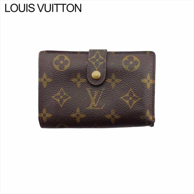 ルイ ヴィトン がま口財布 二つ折り メンズ可 ポルトモネビエヴィエノワ Ｍ６１６６３ モノグラム LOUIS VUITTON 中古