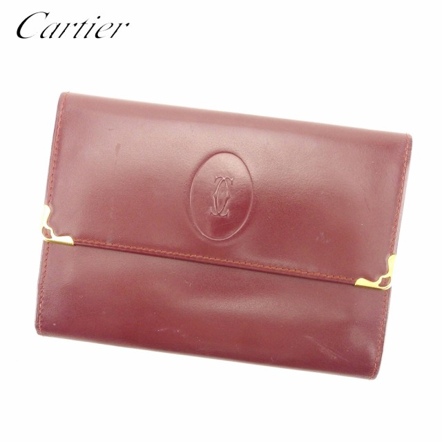 新品☆Cartier 三つ折財布