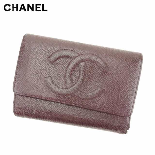 直営店 CHANEL シャネル 三つ折り財布 sushitai.com.mx