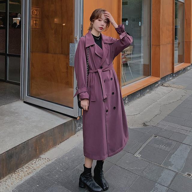 レディース トレンチコート ロング ワンピースにも 大人可愛い ママコーデ ママファッション 韓国 オルチャンファッション 人気 トレンドの通販は 6,703円