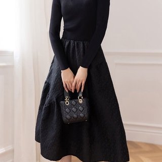 レディース ワンピース 切り替えワンピース 半袖 長袖 リブ ミモレ丈 大人可愛い ママコーデ ママファッション 韓国の通販は 6,954円