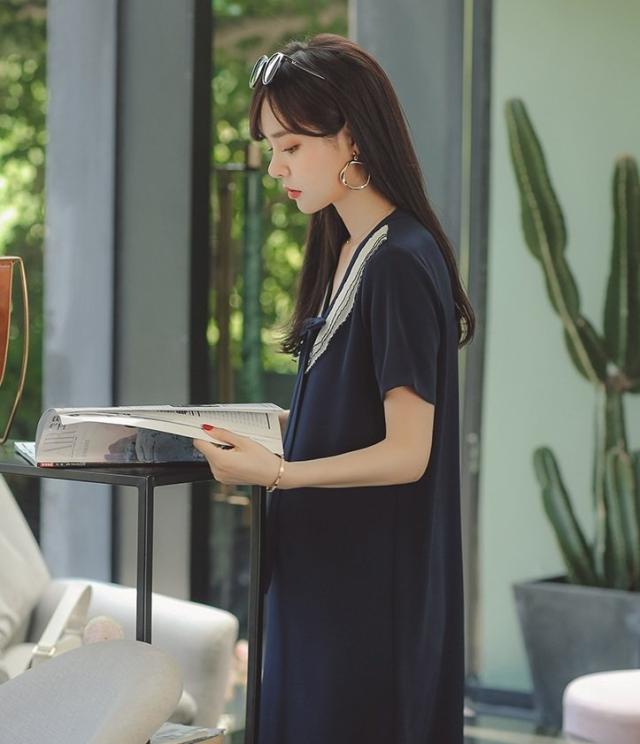 マタニティ ワンピース Vネック プリーツ襟 リボン 半袖 レディース 可愛い ママコーデ ママファッション ママ服 マタニティウェア 人気の通販は マタニティ ワンピース Vネック プリーツ襟 リボン 半袖 レディース 可愛い ママコーデ ママファッション ママ服 マタニティウェア 人気の通販は