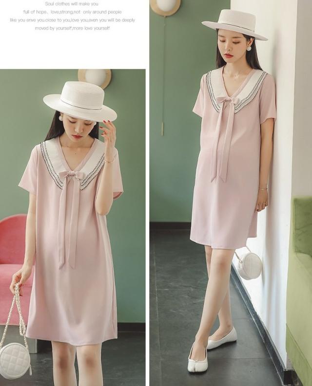 マタニティ ワンピース Vネック プリーツ襟 リボン 半袖 レディース 可愛い ママコーデ ママファッション ママ服 マタニティウェア 人気の通販は マタニティ ワンピース Vネック プリーツ襟 リボン 半袖 レディース 可愛い ママコーデ ママファッション ママ服 マタニティウェア 人気の通販は