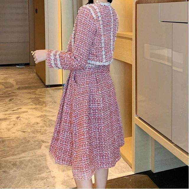 レディース セットアップ パールライン ツイード ツーピースセット ワンピース ショートジャケット ワンピース フォーマル お呼ばれの通販は レディース セットアップ パールライン ツイード ツーピースセット ワンピース ショートジャケット ワンピース フォーマル お呼ばれの通販は