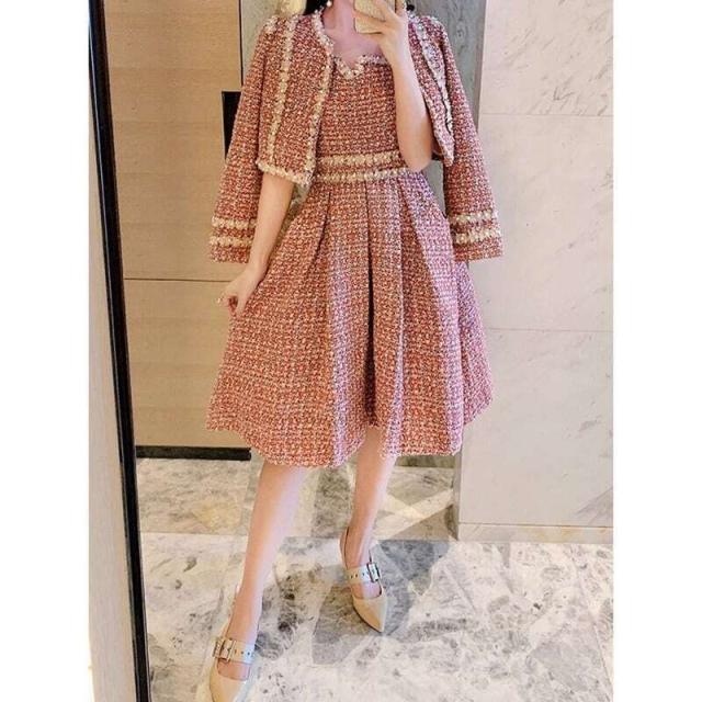 レディース セットアップ パールライン ツイード ツーピースセット ワンピース ショートジャケット ワンピース フォーマル お呼ばれの通販は レディース セットアップ パールライン ツイード ツーピースセット ワンピース ショートジャケット ワンピース フォーマル お呼ばれの通販は