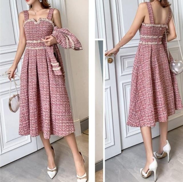 レディース セットアップ パールライン ツイード ツーピースセット ワンピース ショートジャケット ワンピース フォーマル お呼ばれの通販は レディース セットアップ パールライン ツイード ツーピースセット ワンピース ショートジャケット ワンピース フォーマル お呼ばれの通販は