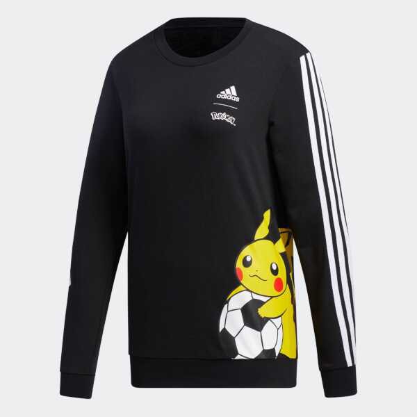 W ポケモン ピカチュウ スウェットシャツ レディース サイズ S カラー ブラック Izn07 Gd5864 アディダス Adidas の通販はau Pay マーケット テレメディア