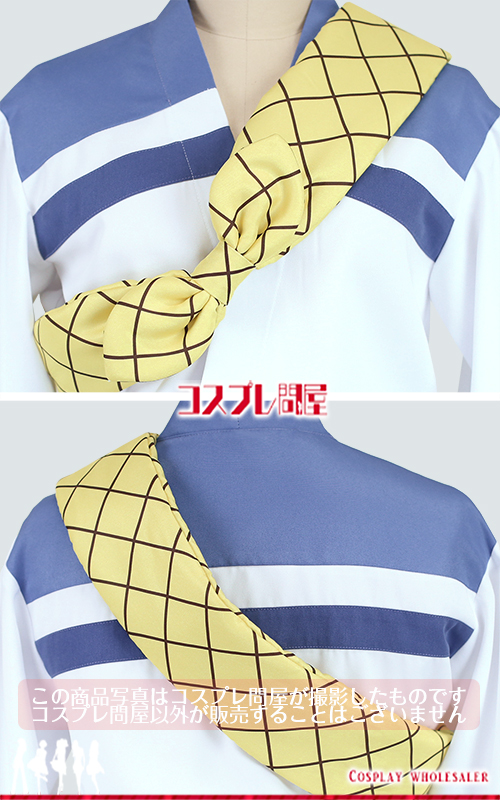 忍たま乱太郎 土井半助 私服 帽子＆風呂敷風肩掛け付き コスプレ衣装