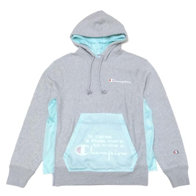 ピービッシュ 二十 オーナメント Champion パーカー 水色 Iecolle Jp