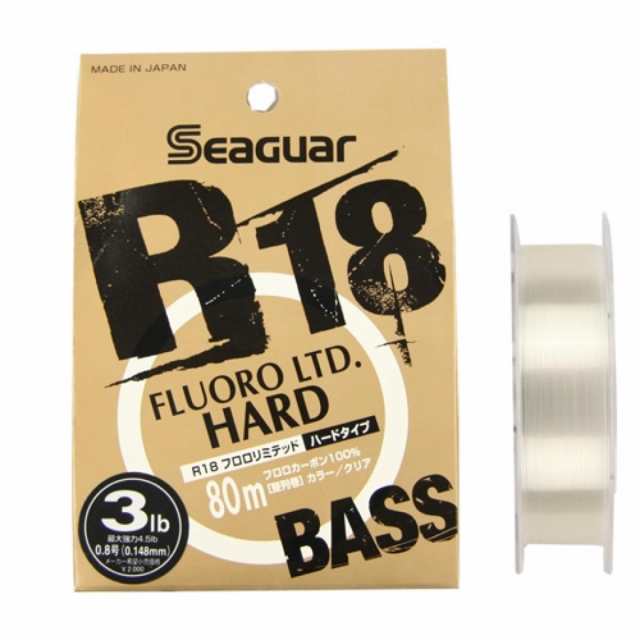 シーガー(Seaguar) ライン シーガー R18 バス 160m 4lb クリア - ライン