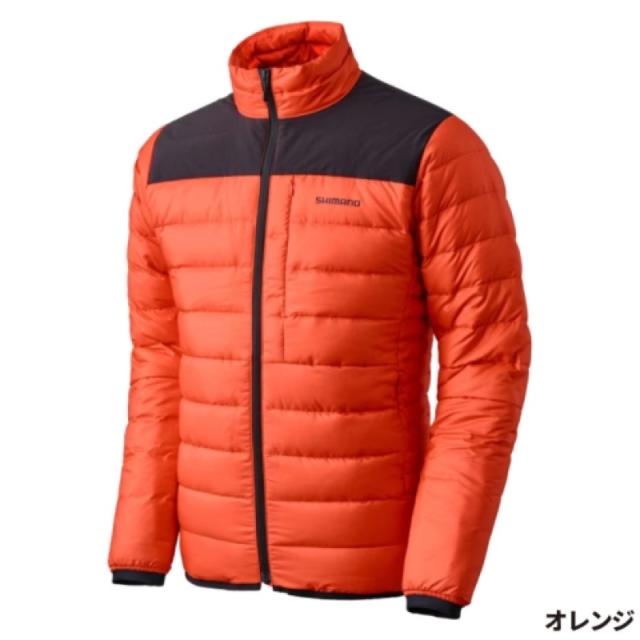 すー様限定 シマノ(SHIMANO) テックダウン ジャケット XL オレンジ WJ-012X その他