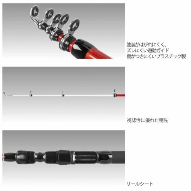 タカミヤ(TAKAMIYA) 穴釣り セット 90cm テトラ竿 先調子 釣り竿