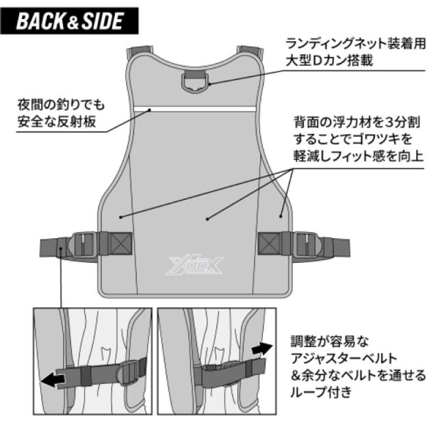 タカミヤ(TAKAMIYA) ゲームフローティングベスト BS フリー ブラック