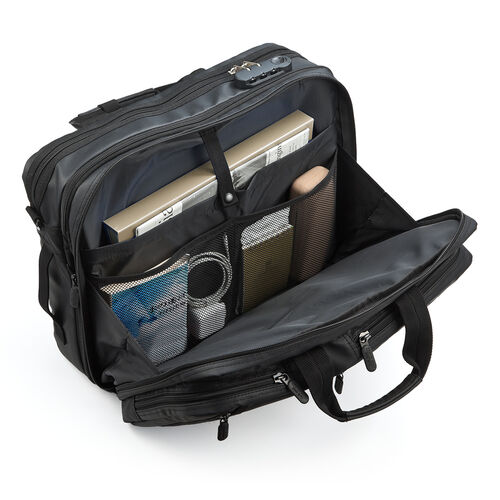 耐水 3WAYビジネスバッグ 水・ヨゴレを弾く 容量20L 15.6型ノートパソコン収納 通勤 メンズ バッグ [200-BAG048WP] 耐水 3WAYビジネスバッグ 水・ヨゴレを弾く 容量20L 15.6型ノート