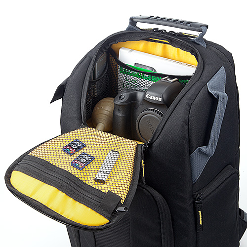 大容量 カメラリュック 一眼レフカメラ ミラーレス一眼 交換レンズ 三脚収納 速写バッグ 0 Bagbp007bk の通販はau Pay マーケット サンワダイレクト