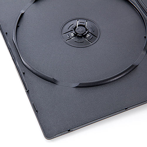 ブライス　大型ドールケース　黒 薄型 DVDトールケース 厚さ7mm 1枚収納 DVDケース 50枚 ブラック [200