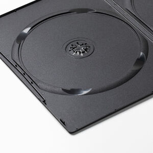 [値下げ] 新品 DVDトールケース 200枚（7mmスリム）（100個x2） 薄型 DVDトールケース ディスク 2枚収納 100枚セット ブラック 厚さ