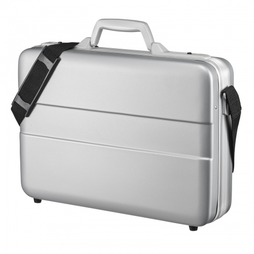 パソコン収納ハードケース ABS樹脂製 14型ノートPC収納 シルバー [BAG-ABS5N2]