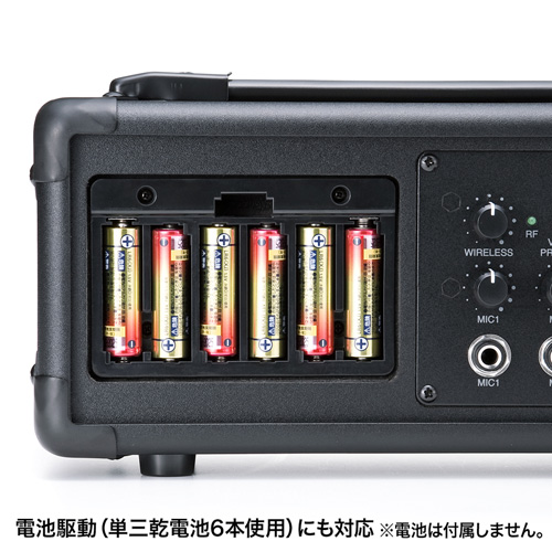 ワイヤレスマイク付き 拡声器[MM-SPAMP7] の通販はau PAY マーケット