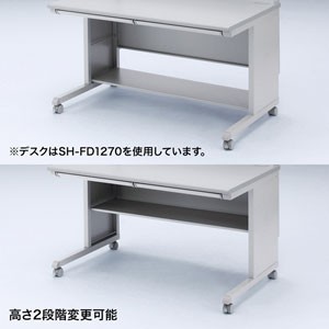 SOHOデスク用中棚 （SH-FD1270専用オプション）[SH-FDN120] agesugi_skaの通販は