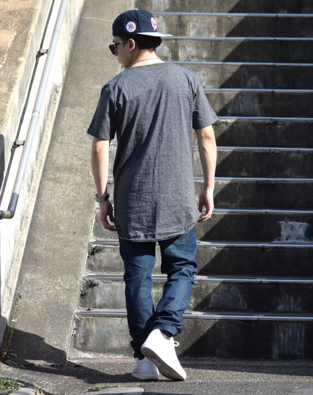 ロング丈 Tシャツ メンズ 半袖 ラウンドカット 無地 大きいサイズ ストリート系 モード系 Black Horse ブラックホースの通販はau Pay マーケット 7000円以上で送料無料 Djドリームス