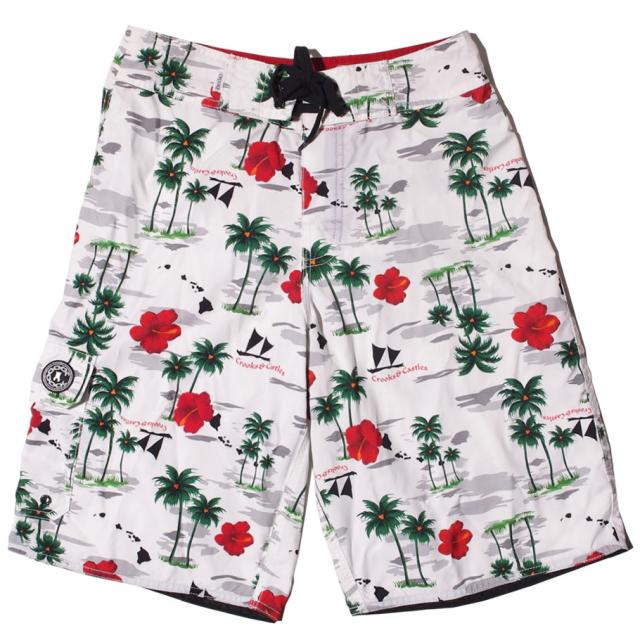 Crooks Castles クルックス キャッスルズ 水着 スイムパンツ メンズ ホワイト 白 ハイビスカス 花柄 30インチ B系の通販はau Pay マーケット 7000円以上で送料無料 Djドリームス