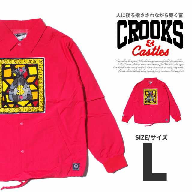 Crooks Castles クルックス キャッスルズ コーチジャケット メンズ 赤 レッド 派手 Lサイズ B系の通販はau Pay マーケット 7000円以上で送料無料 Djドリームス