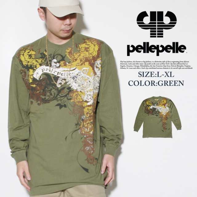 Pelle Pelle ペレペレ tシャツ メンズ 長袖 大きいサイズ 人気